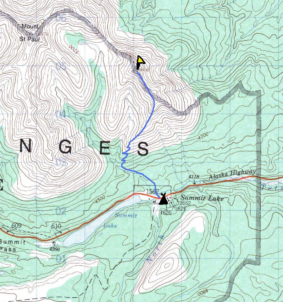 Stone Mountain Provincial Park Map