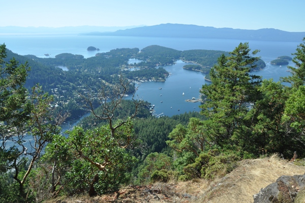 Madeira Park from Mount Daniel