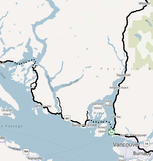 Sunshine Coast map