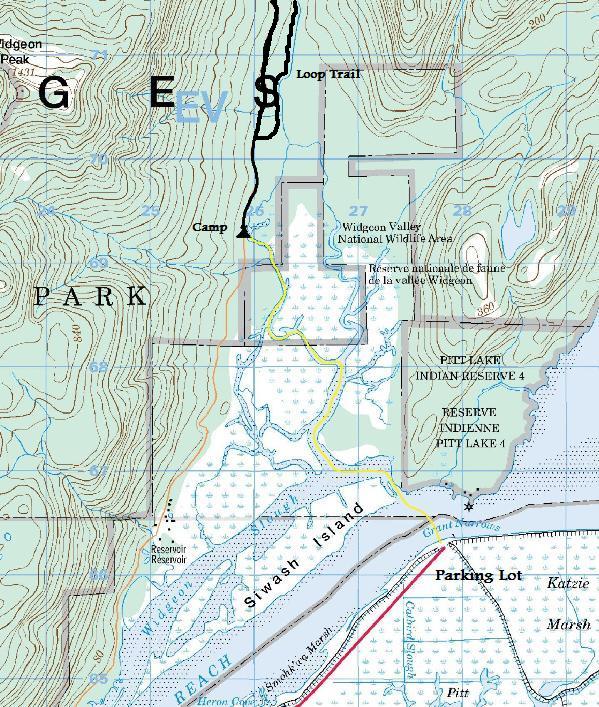 Widgeon Creek Map