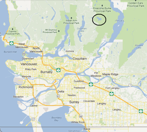 widgeon lake location map