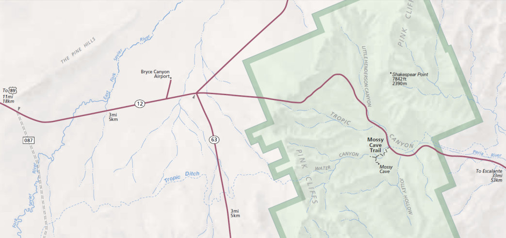 bryce canyon trail map