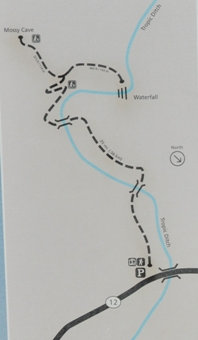 mossy cave trail map