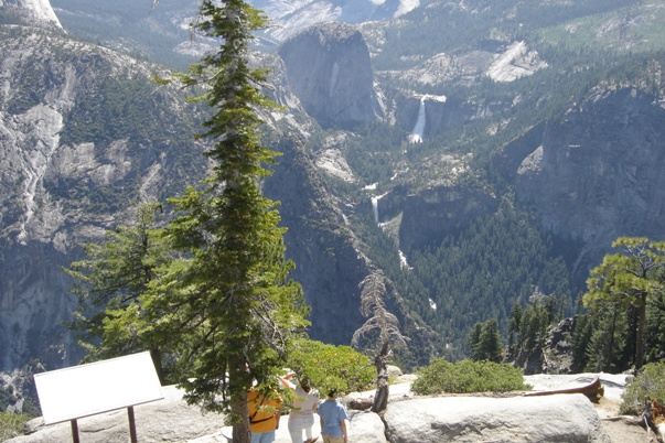 Nevada Falls from Glacier Point