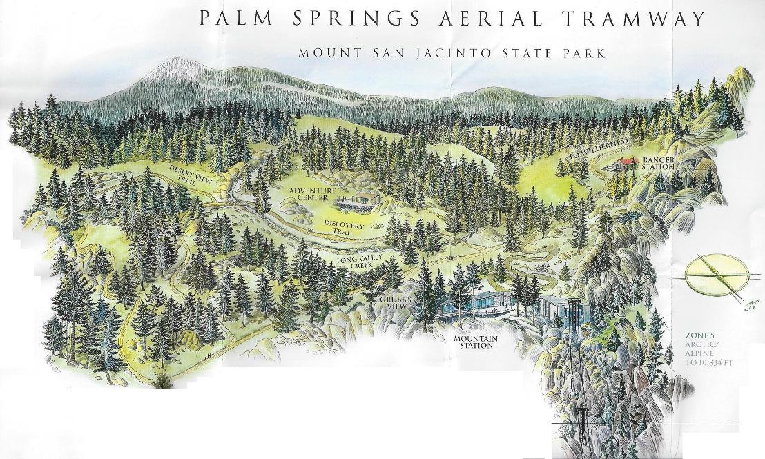 palm springs aerial tram map