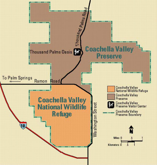 coachella valley preserve map
