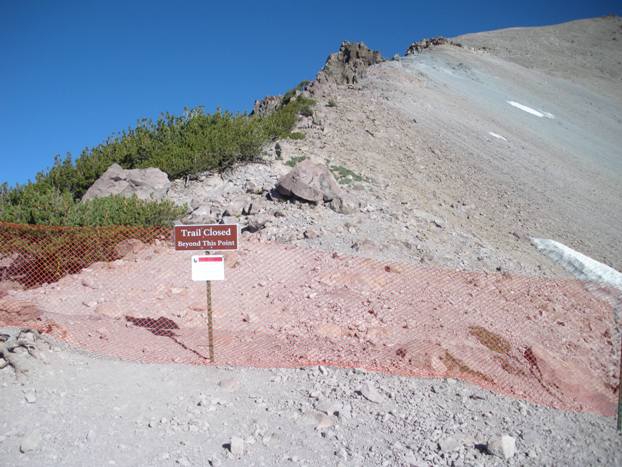 Mount Lassen trail closed