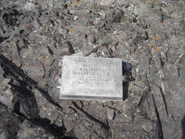 California Alpine Club register box 