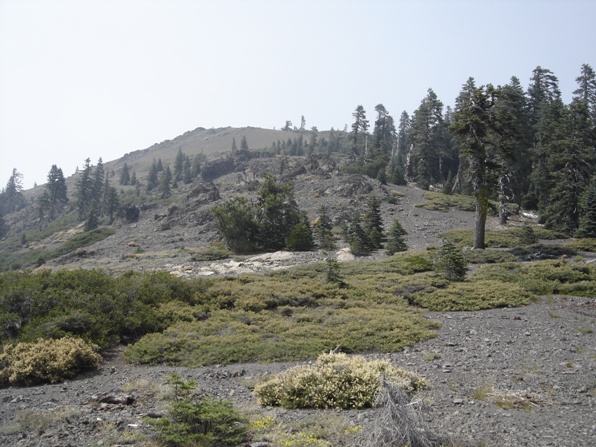 ridgeline of Snow Mountain East