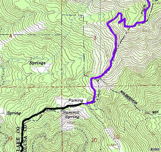 Snow Mountain map