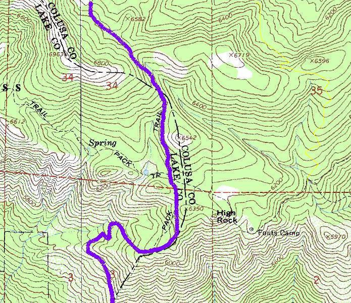 Snow Mountain map