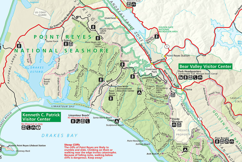 point reyes map