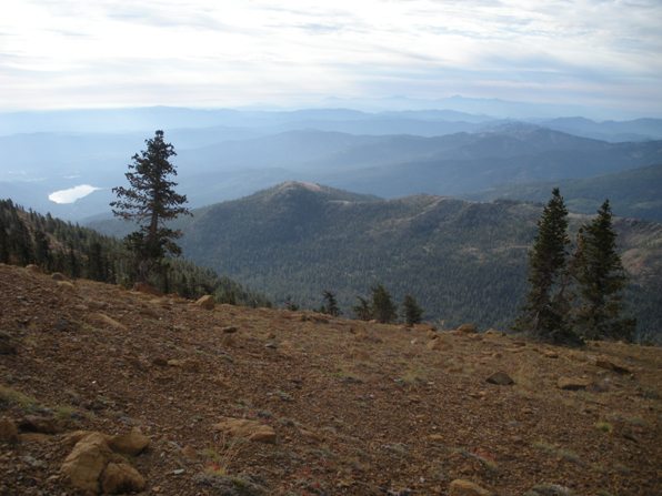 SE toward Lassen Peak