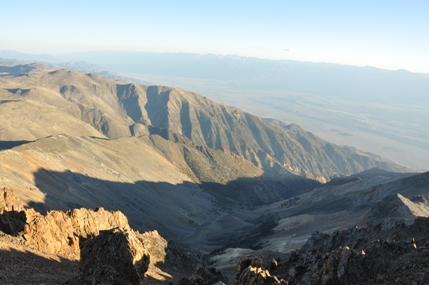 white mountain peak views