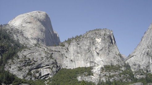 Half Dome and Liberty Cap 