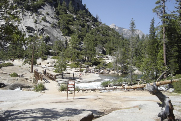 Picnic area just above Nevada Falls