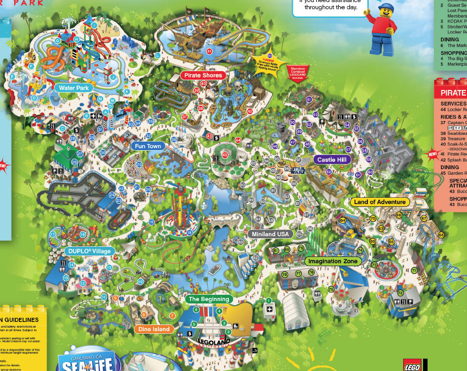 legoland california map