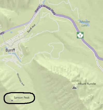 Banff Map