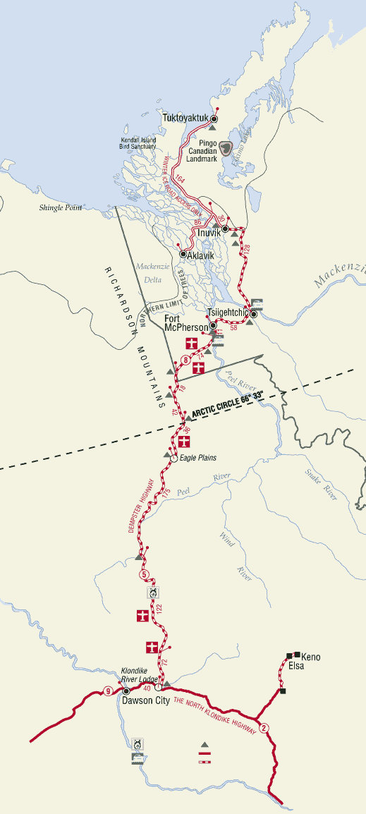 dempster highway map