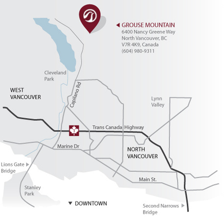 grouse mountain map