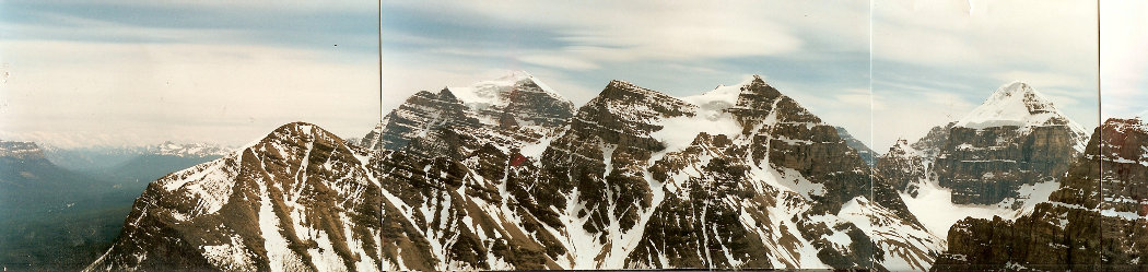 Haddo Peak, Temple Mountain, Mt. Abderdeen, Mt. LeFroy