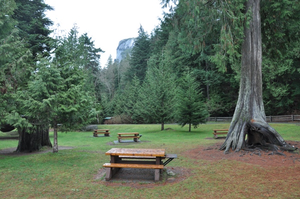 Shannon Falls picnic