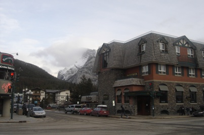 Walking around Banff