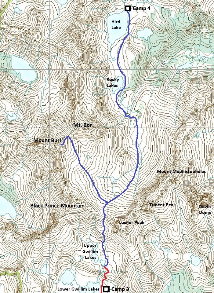 hird lake map