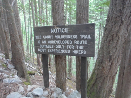 Wee Sandy Wilderness Trail