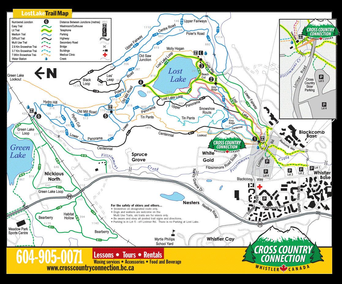 lost lake trail map