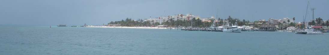 Arriving at Isla Mujeres