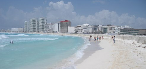beach in Cancun