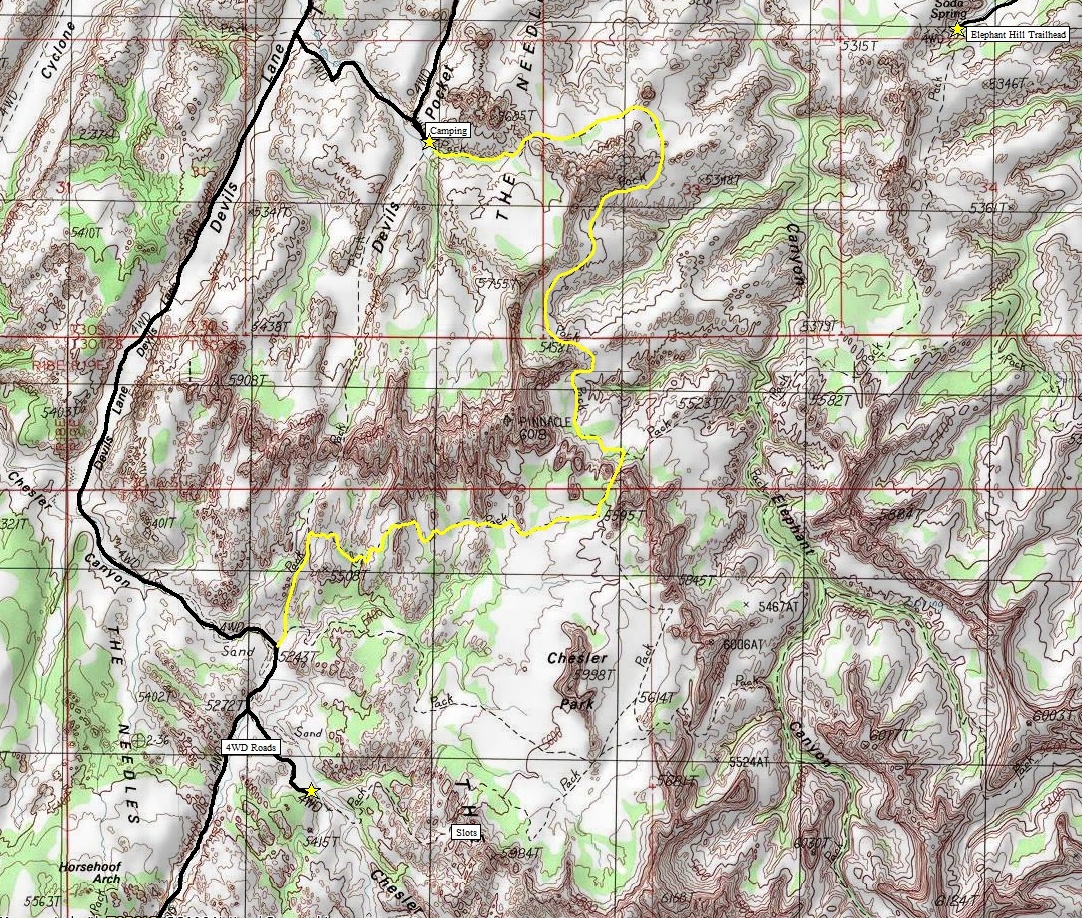 chesler park map