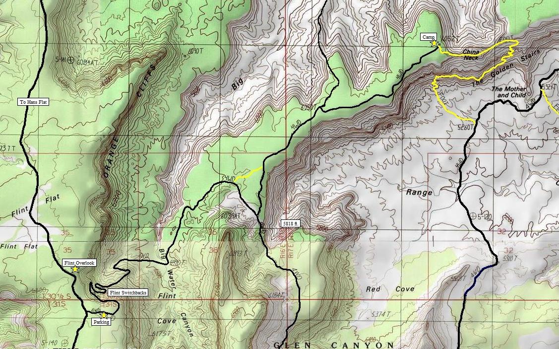 flint trail map