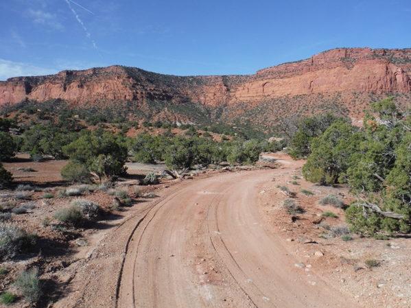 orange cliffs