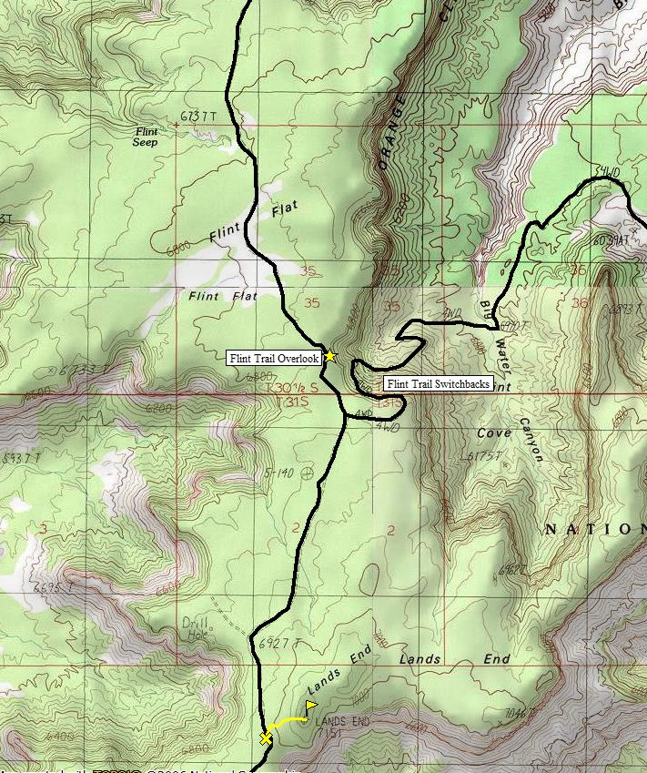 Lands End Map