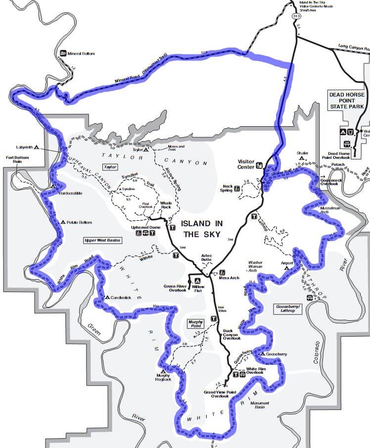 canyonlands map