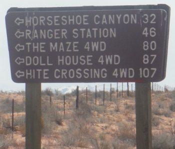 canyonlands sign