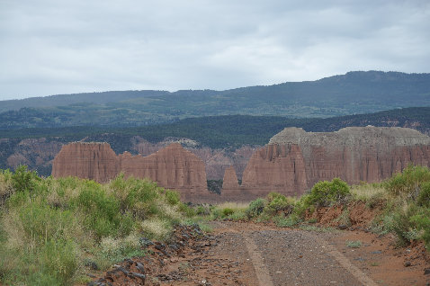 Cathedral Valley road