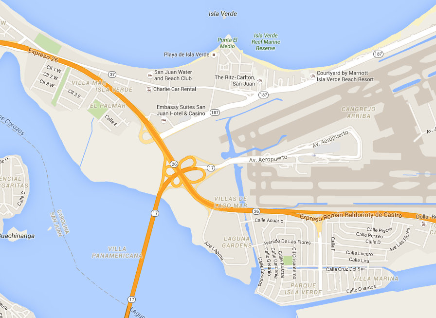 isla verde map