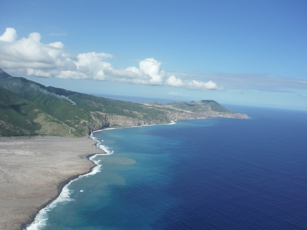 Montserrat coastline