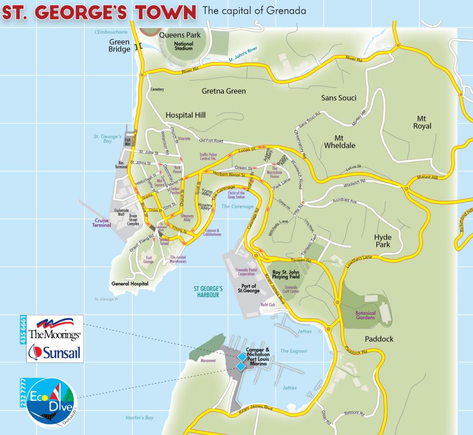 st georges map