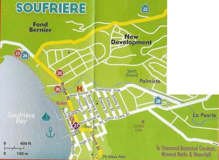 soufriere map