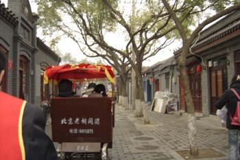 Hutongs on a rickshaw