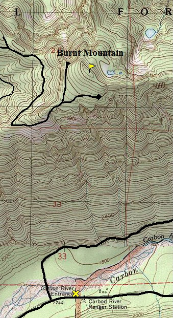 burnt mountain map