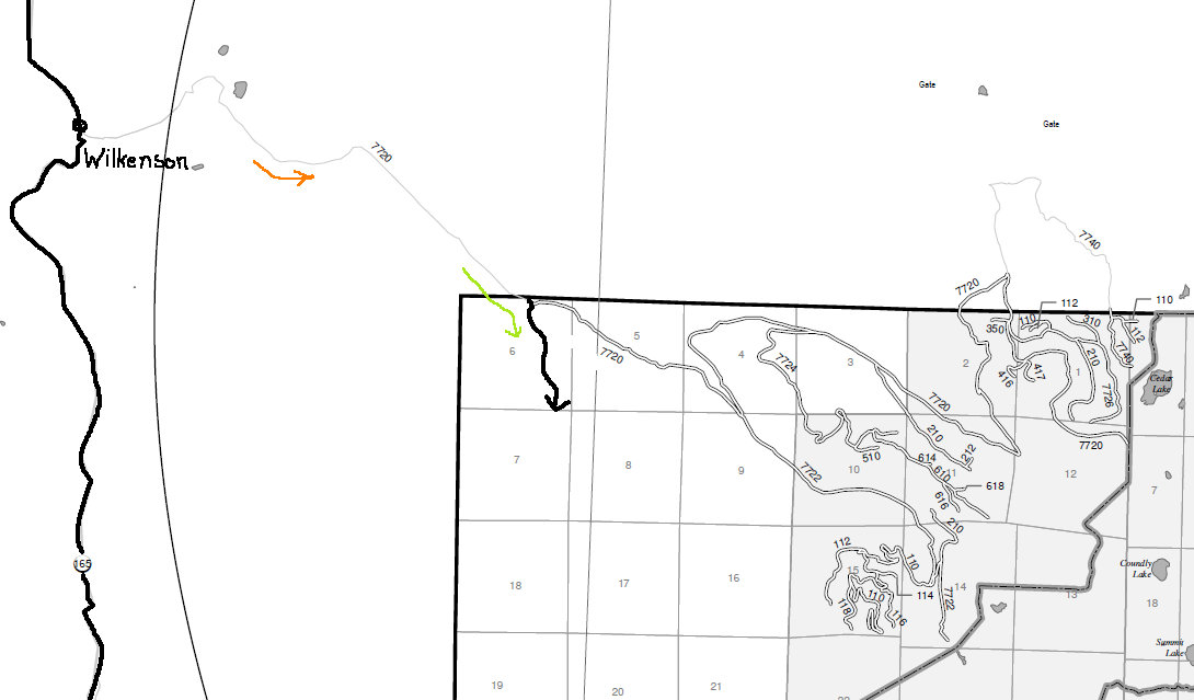 carbon ridge lookout map