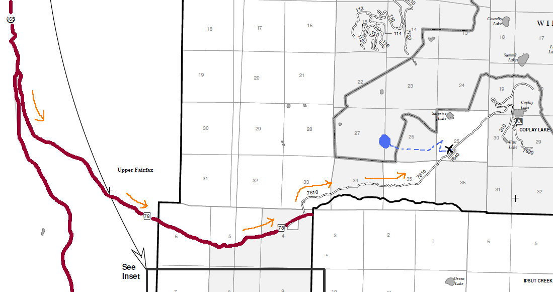 carbon river map