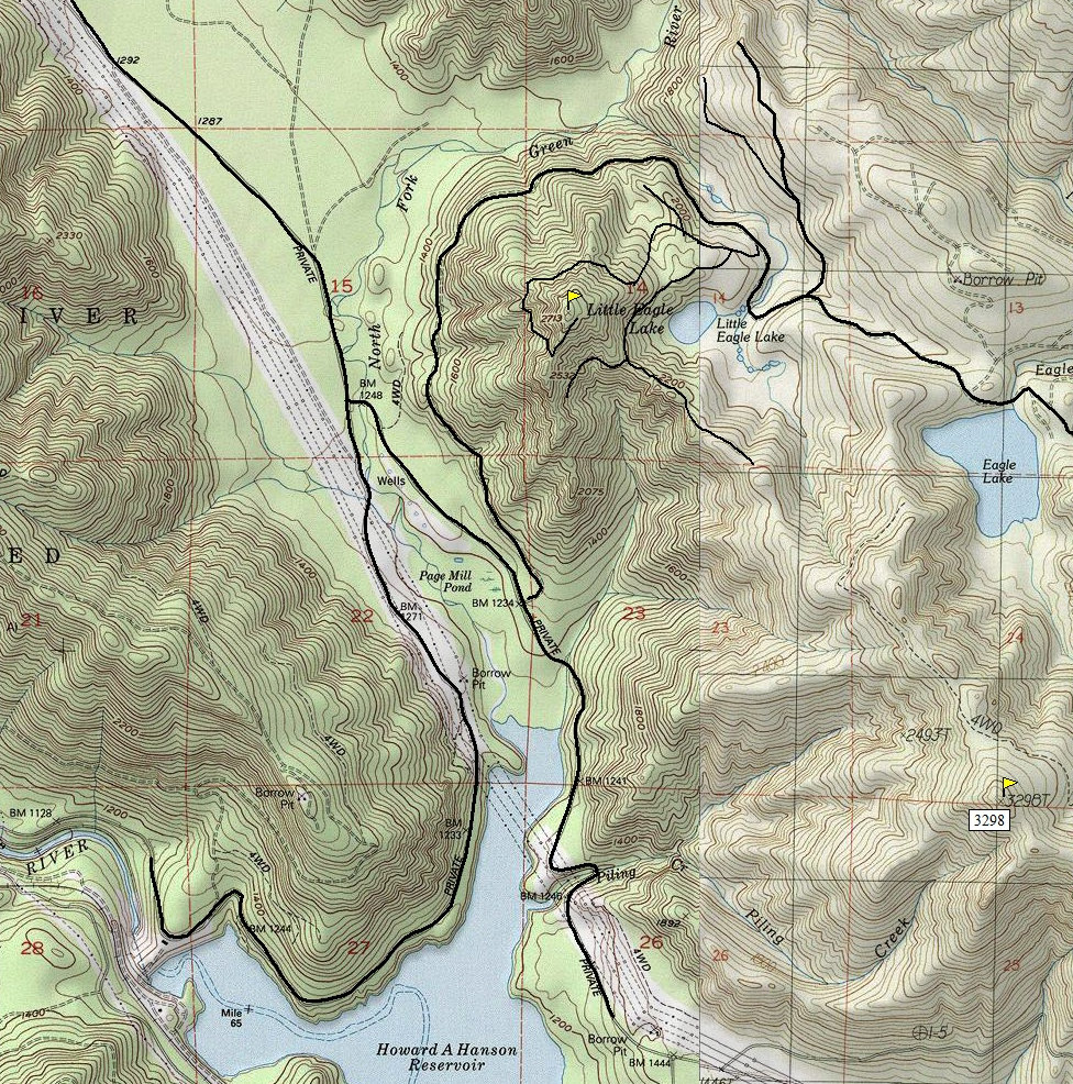 green river watershed map