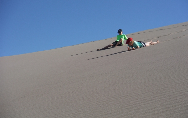 sliding sand