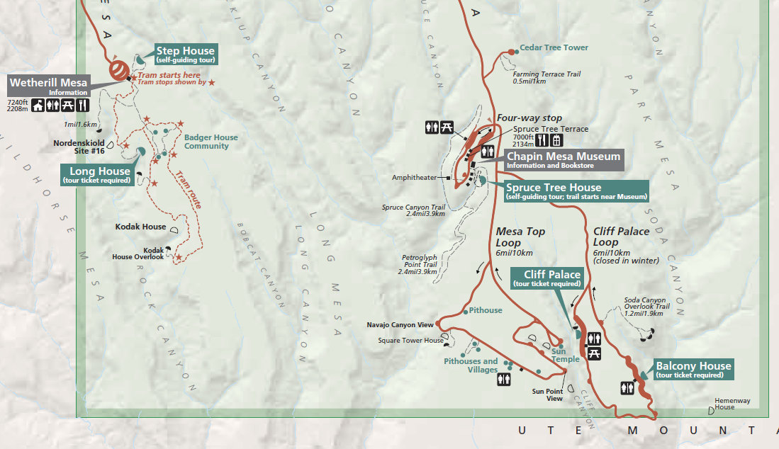 mesa verde map